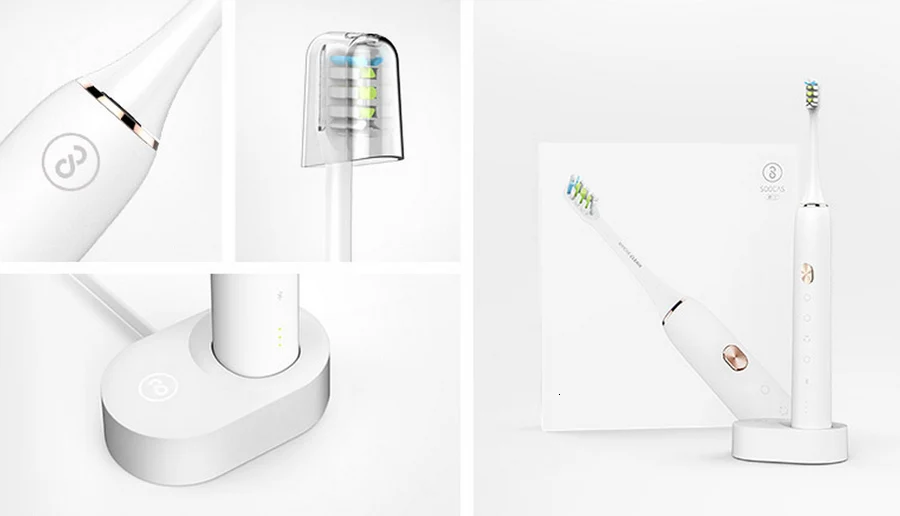 Xiaomi SOOCAS X3 USB Rechargeable Sonic Electric Toothbrush IPX7 Waterproof With 4 Brushing Modes From Xiaomi Youpin
