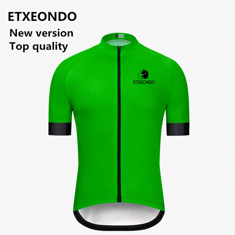 7 видов цветов! Новая версия Etxeondo Велоспорт Джерси мужская команда короткий рукав