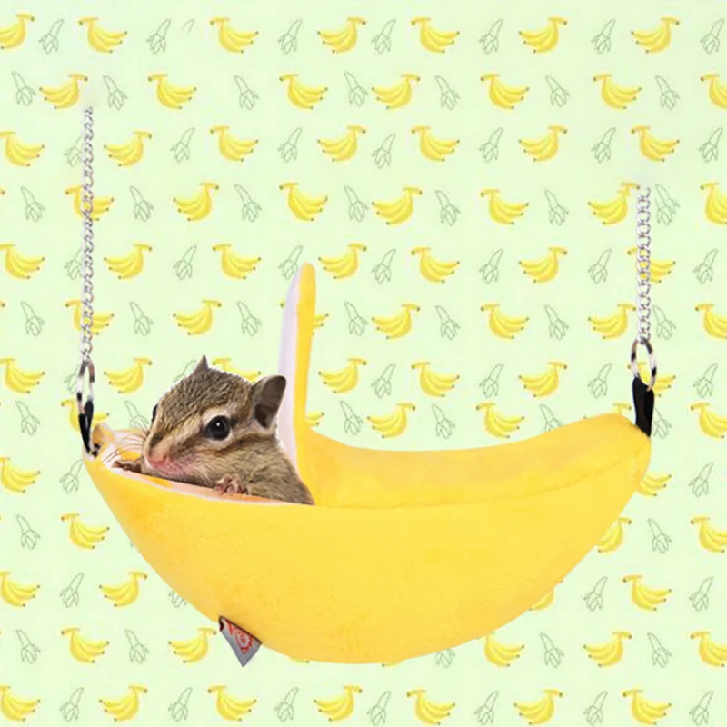 Милый мини-котенок в форме банана Щенячий домик теплые диваны для кошек спальный