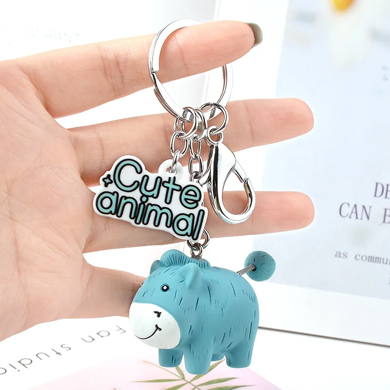 2020 новый силиконовый брелок с кошечкой милый для ключей модный кошечка хомяк Shih