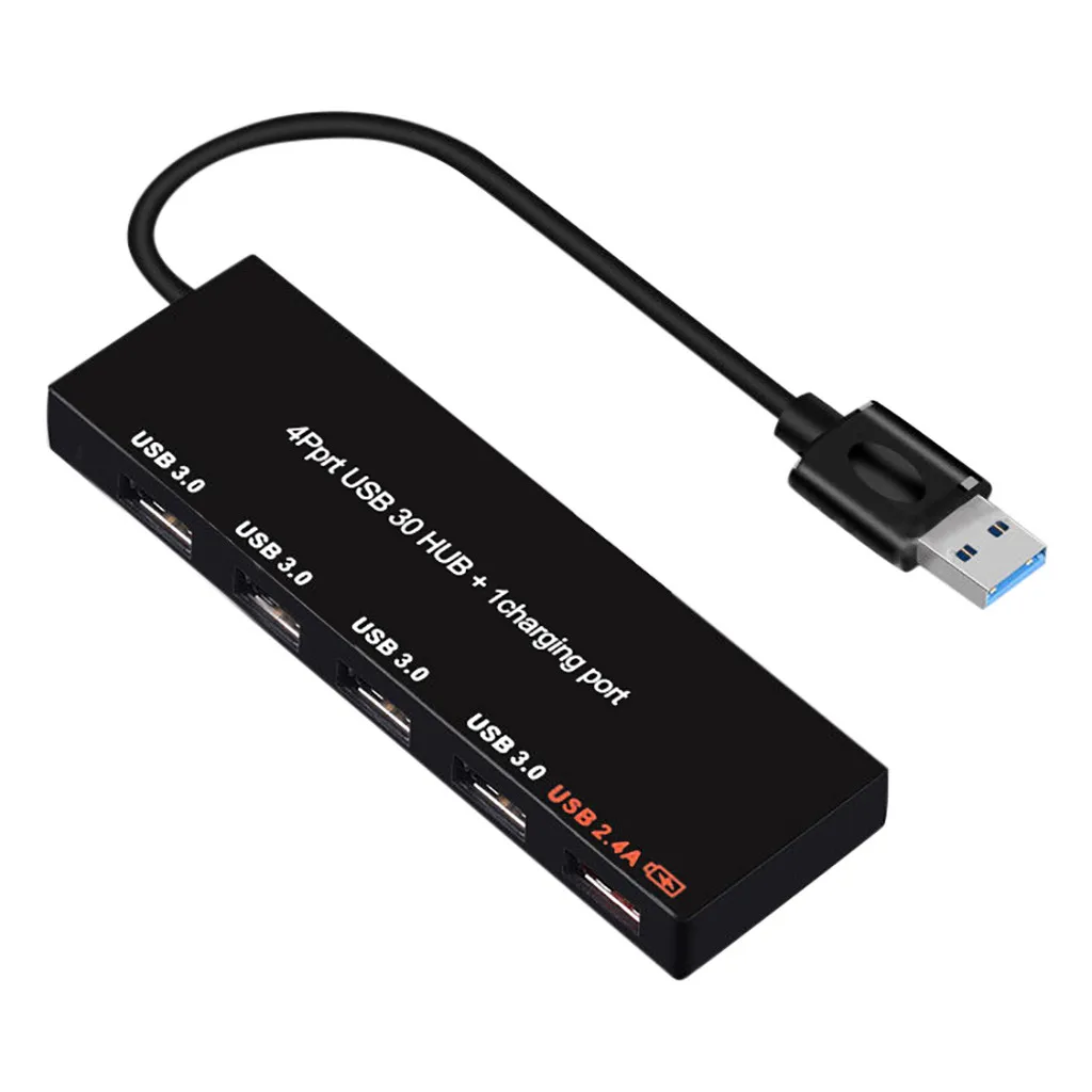 CARPRIE 4-портовый концентратор USB 3 0 с зарядкой питания и переключателем