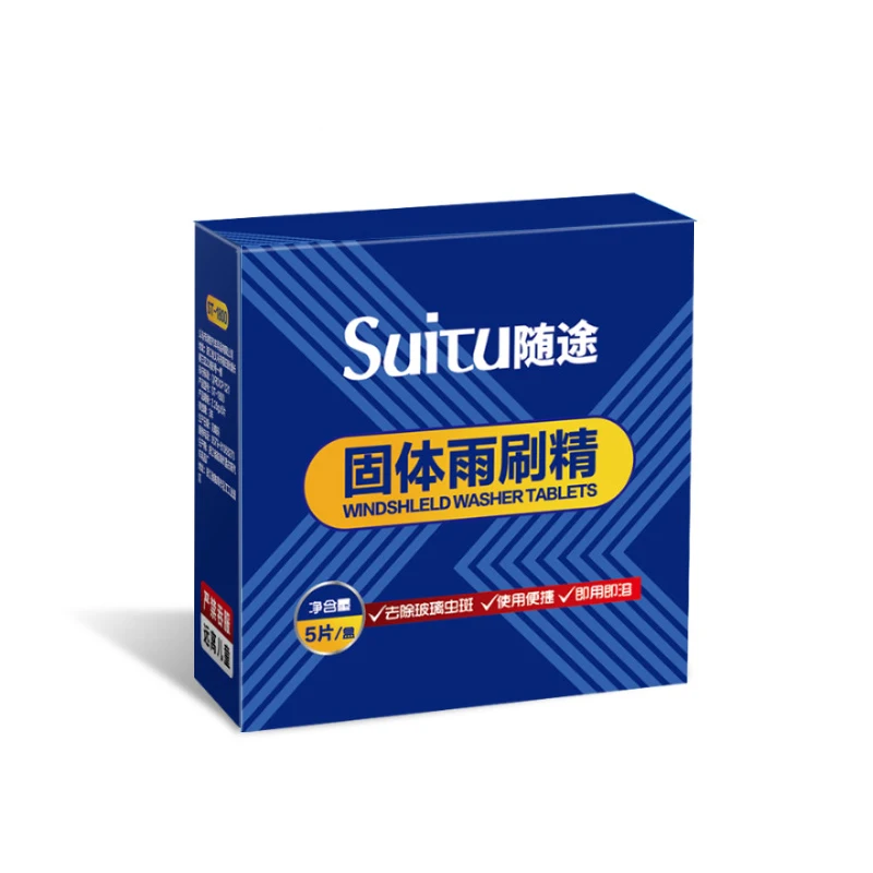 5 шт./корт. сплошные шипучие таблетки инструмент для очистки автомобильных окон