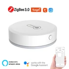 Смарт-датчик температуры и влажности TuyaSmartLife App ZigBee, работает от аккумулятора с Zigbee Hub через Alexa Google Home 2021