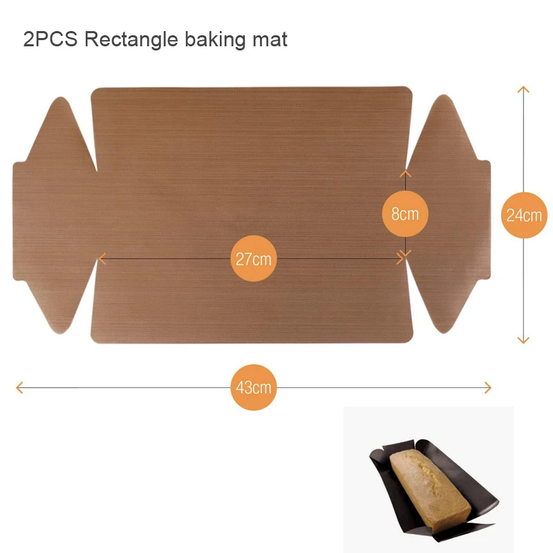 Большой коврик для выпечки тортов многоразовый торта устойчивый к высоким