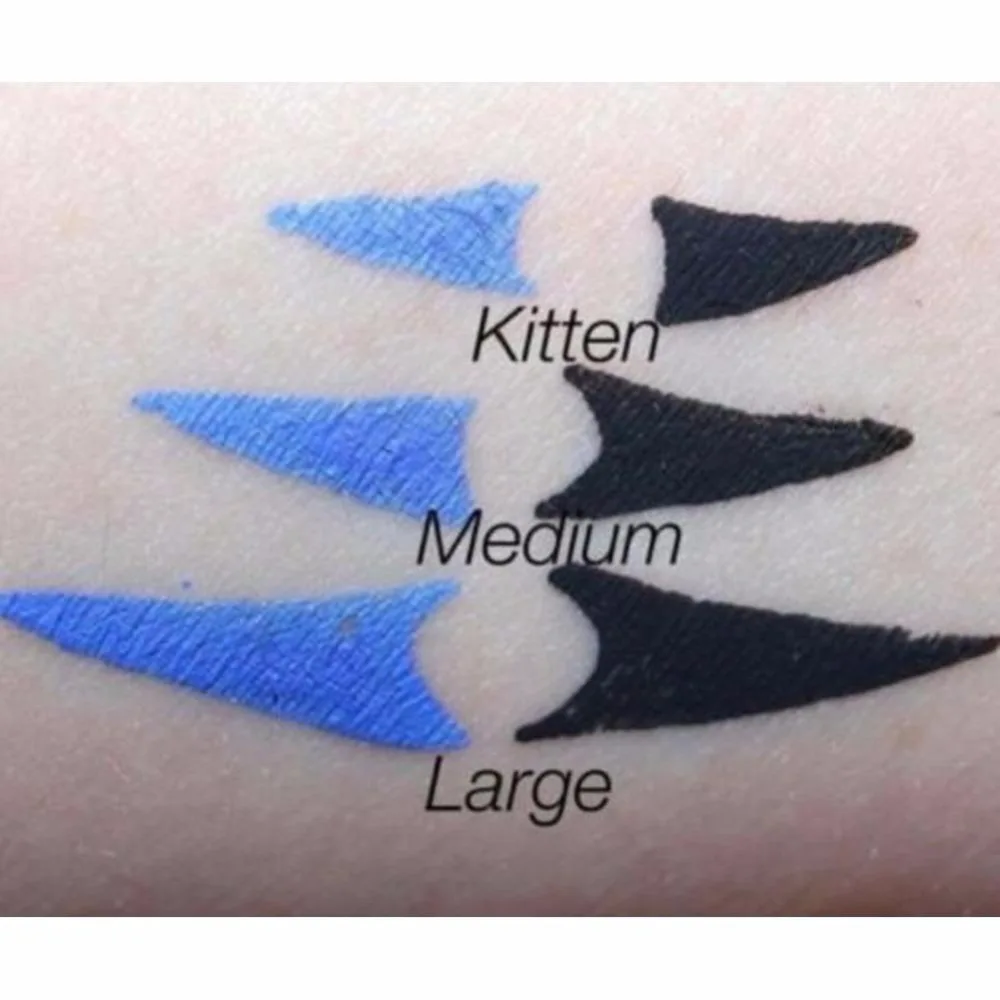 3 размера инструмент для подводки глаз красота Кисть макияжа новый стиль крыльев