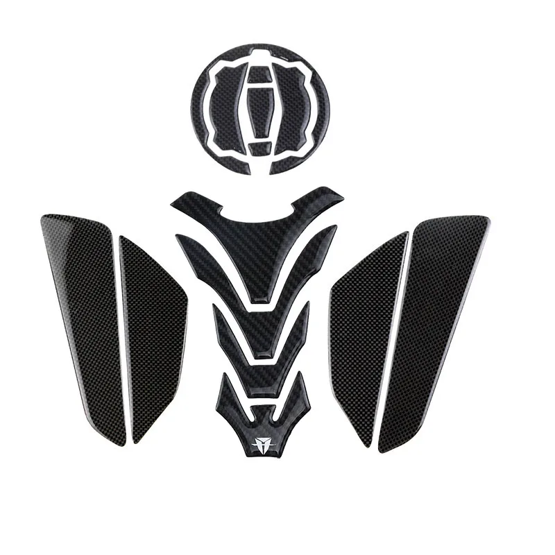 Мотоциклетные 3D наклейки на карбоновый бак наклейка захват рукоятки удобные для