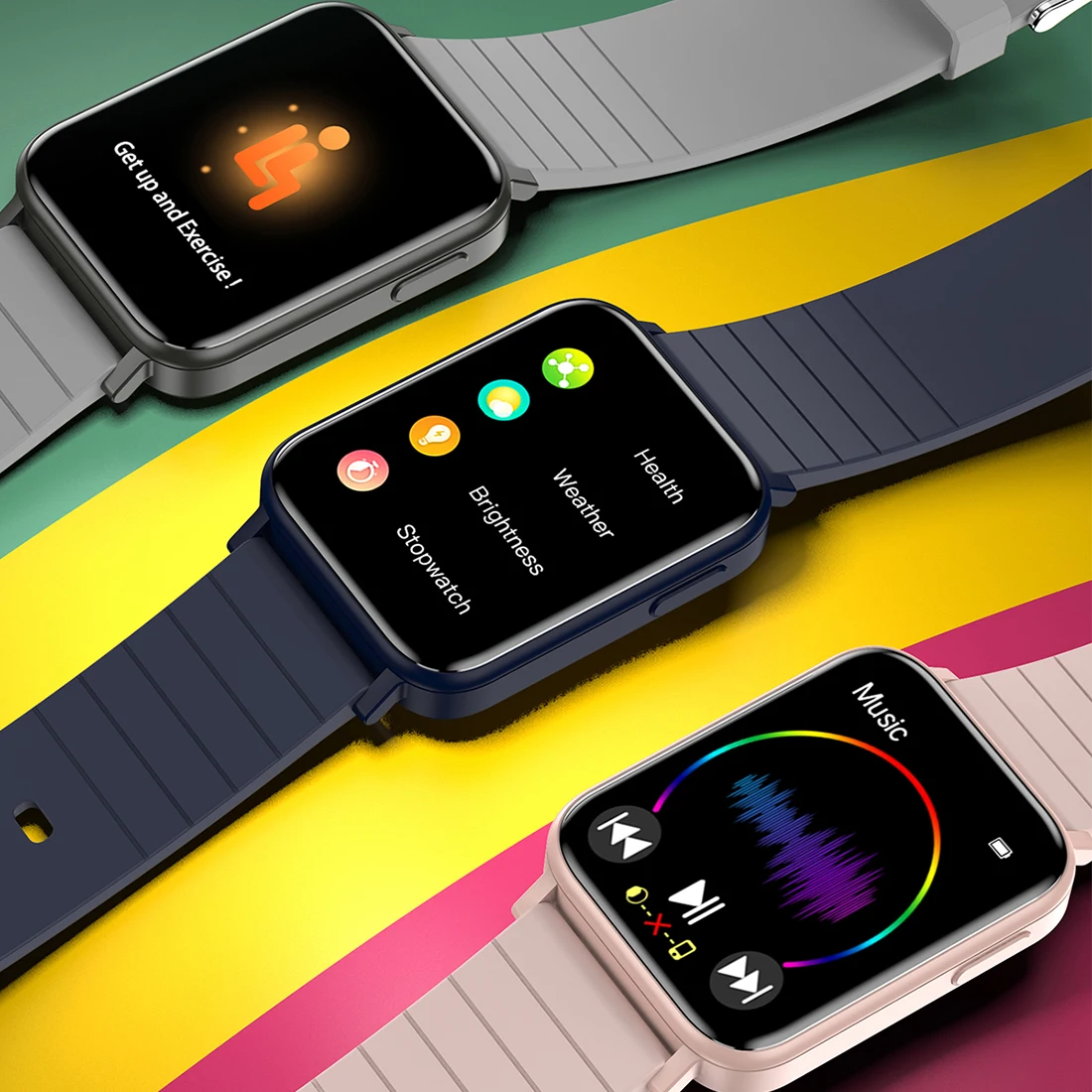 colmi p17 1 65 inch smartwatch men body temperature test fitness tracker ip68 waterproof smart watch for android xiaomi phone free global shipping