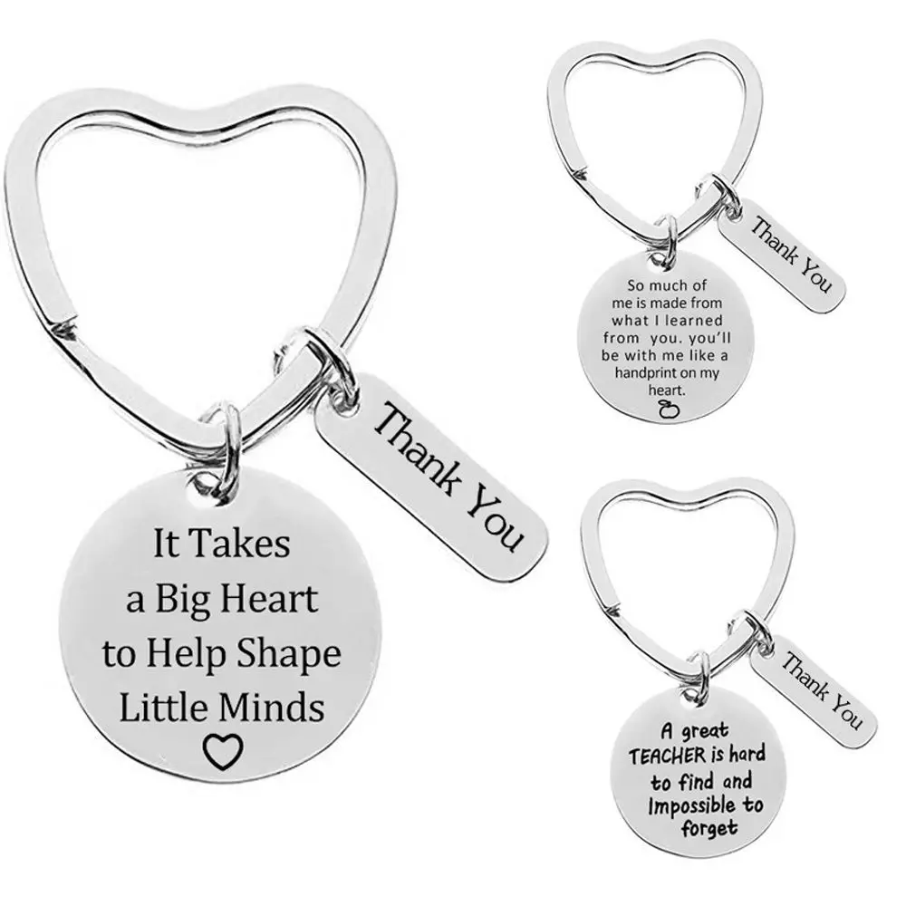 Студенческий брелок с надписью Little Mind Thank You Love держатель для ключей сердечками