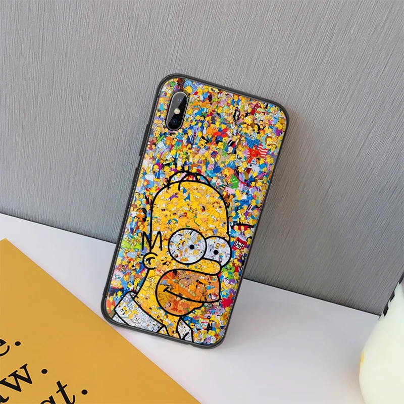Simpsons FOR Xiaomi mi 9T A3 PRO MI 6X MIX 2S 3 F1 9 CC9E CC9 8 A2 LITE SE Phone Back Cover Gift | Мобильные телефоны и