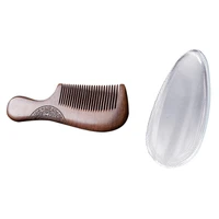 sandalwood comb women men home hair comb with foot care dead skin remover feet foot file exfoliator