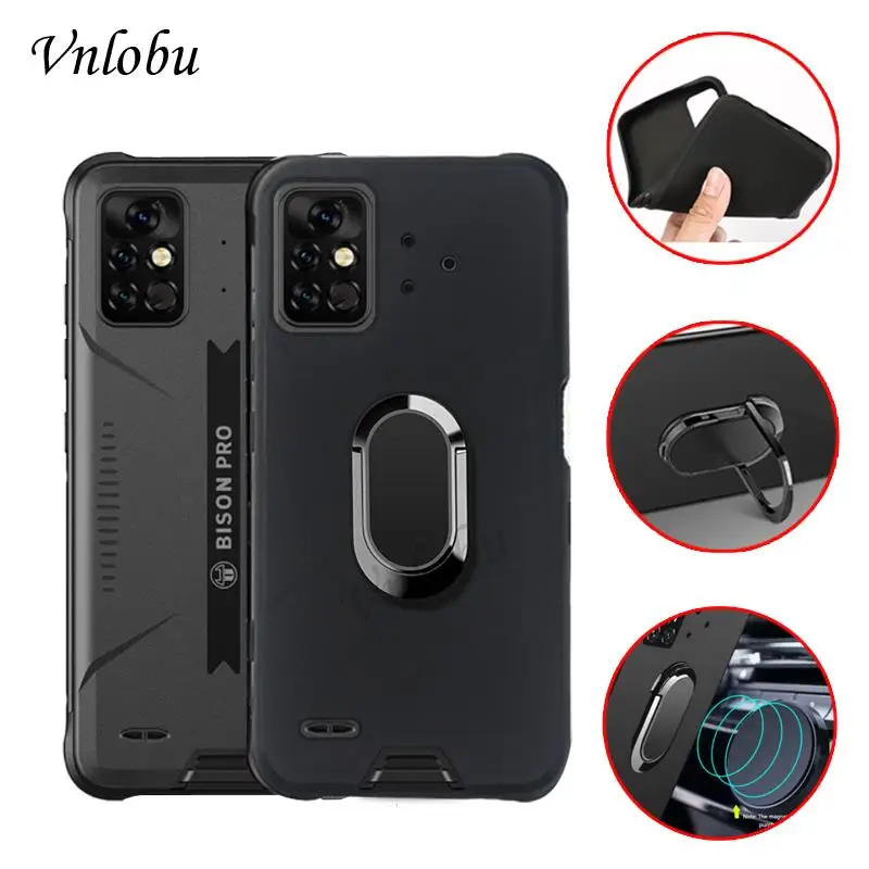Защитное стекло для экрана и объектива камеры Umidigi Bison Pro GT 2021 3 в 1 Магнитный