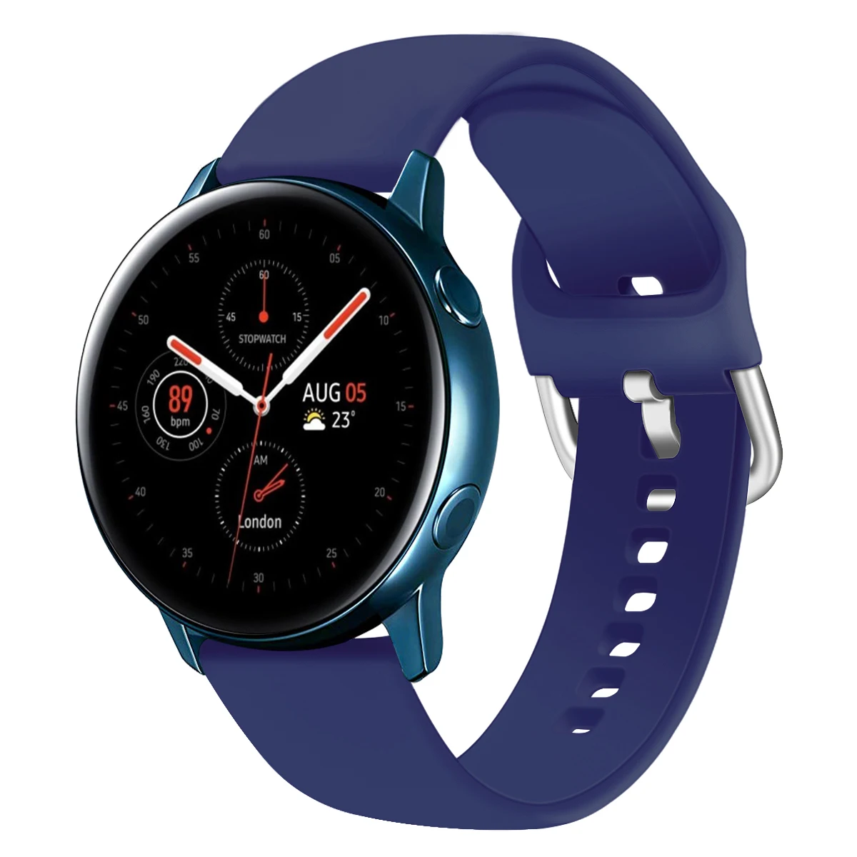 Для samsung Galaxy Watch Active 2 40 мм ремешок водонепроницаемый гибкий мягкий силиконовый сменный ремешок для Galaxy Active 2 40 мм