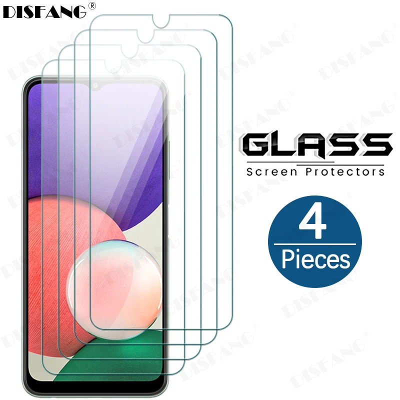 

4Slices Tempered Glass For Samsung Galaxy A22 5G A22s SM-A226B Films For SamsunA22 SamsugA22 SansumgA22 Screen Protector Sklo