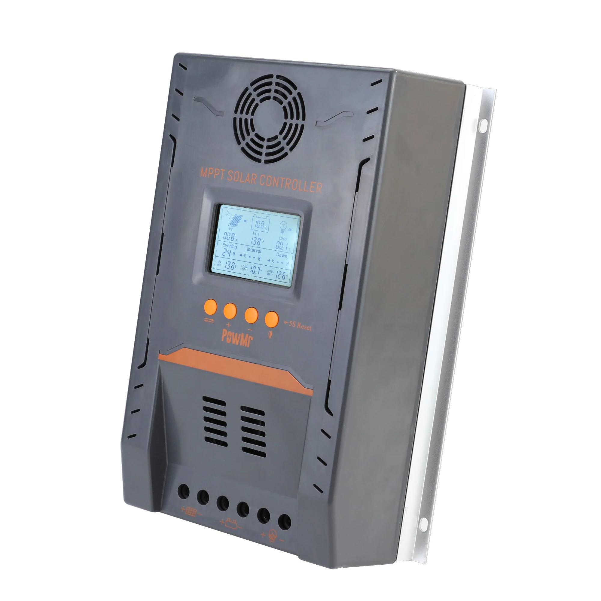 PowMr MPPT 100A контроллер солнечной батареи 12В/24В автоматический регулятор заряда