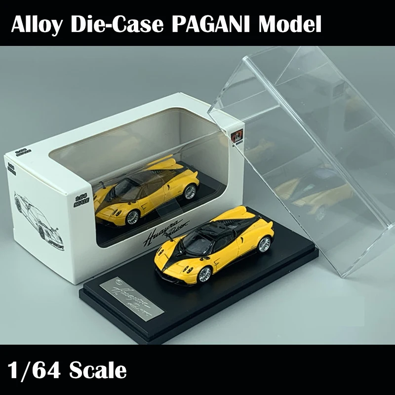 

LCD 1/64 Model Car PAGANI Alloy Die-Cast Car Model Metal Display Roadster Collection