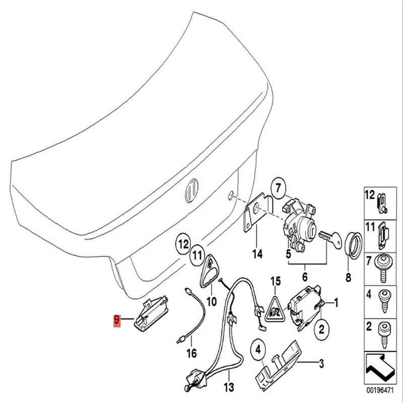 Дверной Переключатель BMW E60 E61 E90 E91 E92 E93 E70 E88 E71 E72 E84 1 3 5 Series X1 X3 X5 X6 7118158 51247118158|Крышки