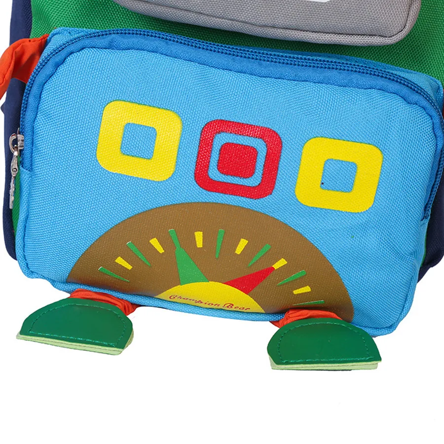 Детский Школьный рюкзак с мультипликационным роботом для детского сада рисунком