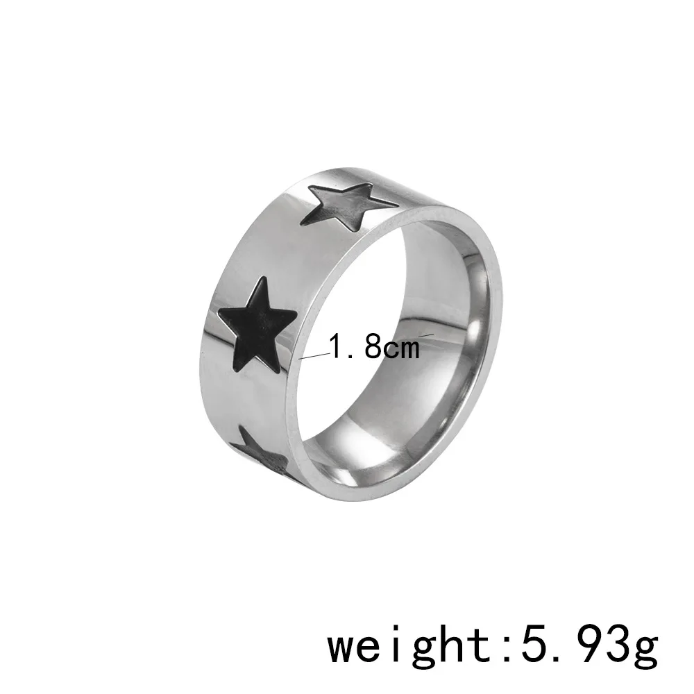 Новые Модные Винтажные готические кольца в стиле хип-хоп панк из нержавеющей