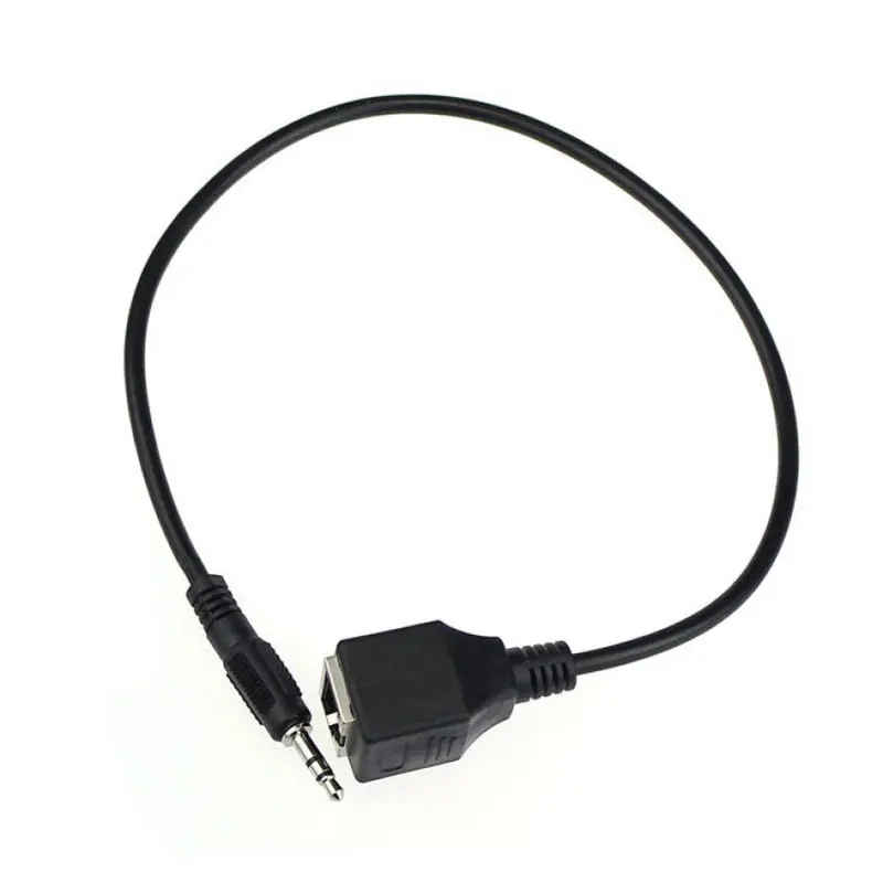 DC 3 5 мм штекер аудиосигнала кабель для RJ45 разъем локальной сети Ethernet адаптер шнур