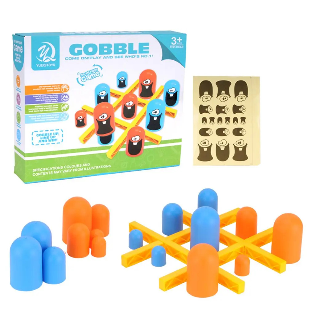 

2 игрока Tic Tac Toe Big Eat маленькая игра для родителей и детей Интерактивные соревнования матч настольные Вечерние игры игрушки для детей