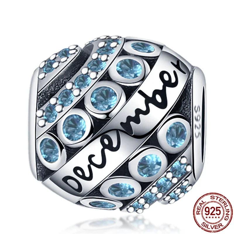 

Женский браслет из серебра 925 пробы, с камнем по месяцу рождения