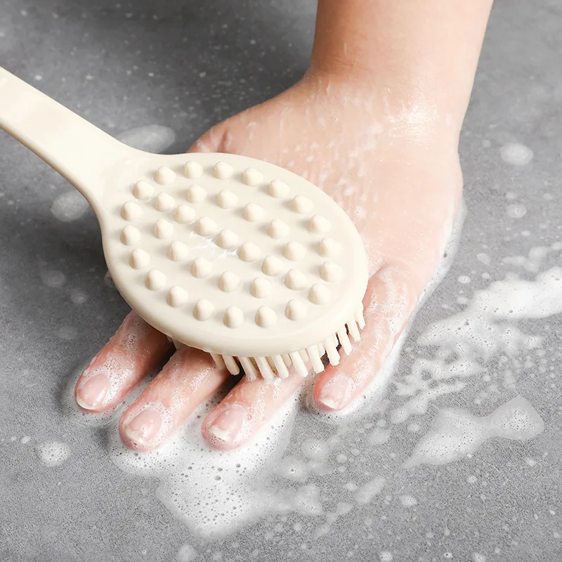 

Long Handle Body Brush Back Back Bath Shower Sponge Scrubber Exfoliating Scrub Skin Massage Exfoliation Bathroom Set Accessories