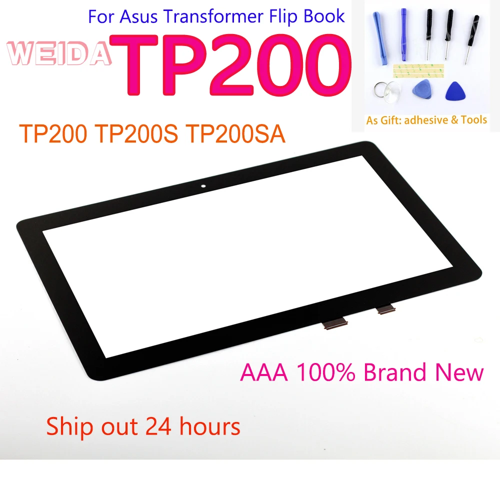 

WEIDA Screen Replacment For 11.6" For Asus Transformer Flip Book TP200 TP200S TP200SA Touch Screen Digitizer Panel Glass