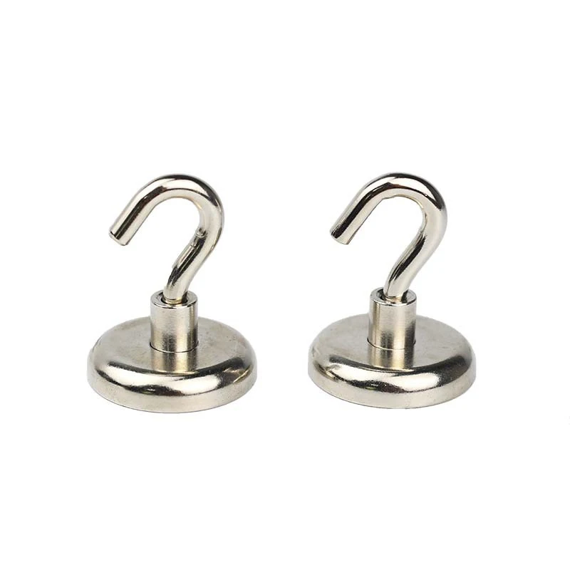 

New Super Strong Neodymium Magnet Hooks Salvage Magnet Wall Hanging Hanger Magnetic Hook Base Home Storage Organization