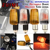 2pcsmotorcycle turn signal halogen lamp 12v 0 83a10w m10mm for yamaha v star 650 ybr fz16 motorcycle indicator accessories