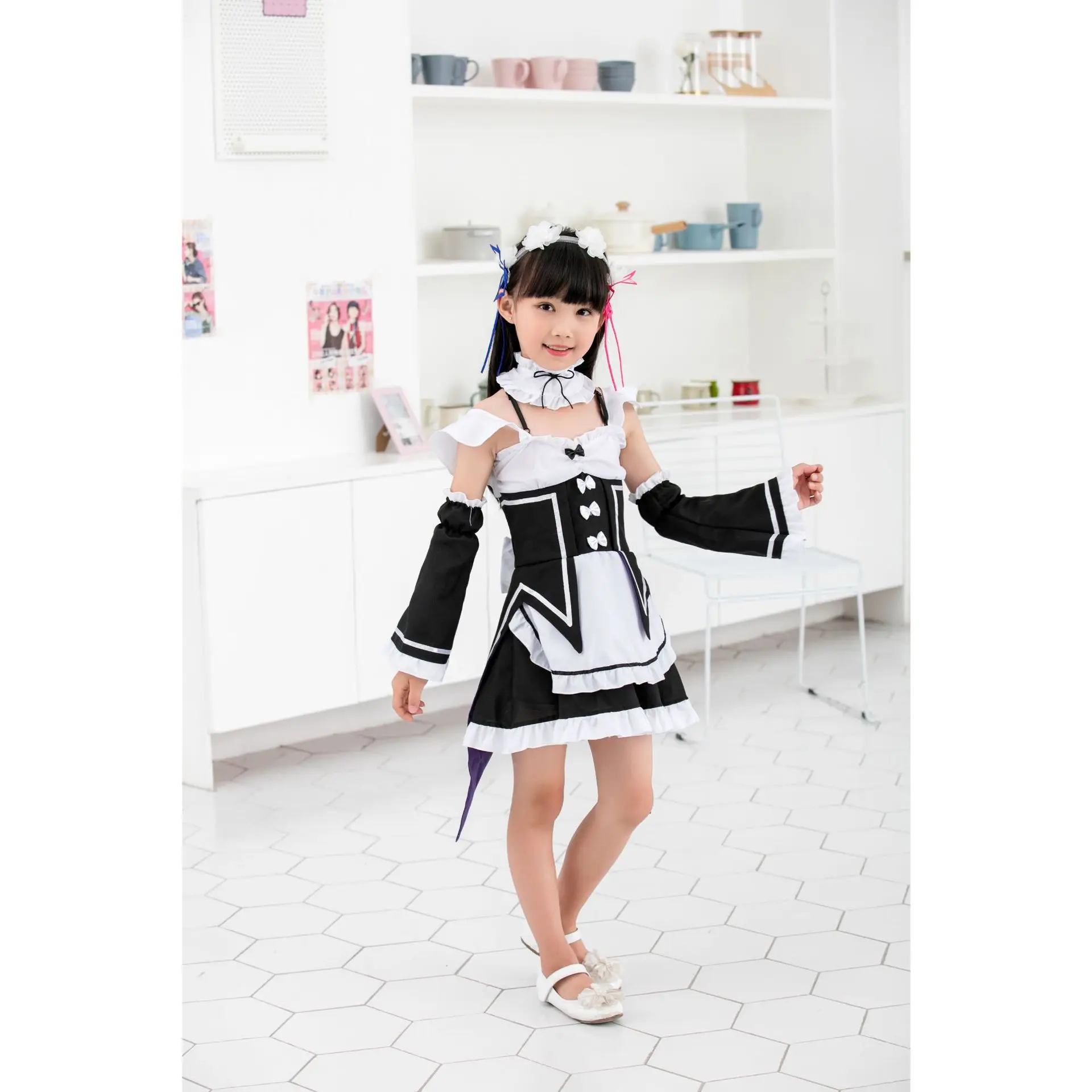 2019 Хэллоуин Рождество детский Аниме Косплей Костюм Детский сад игра