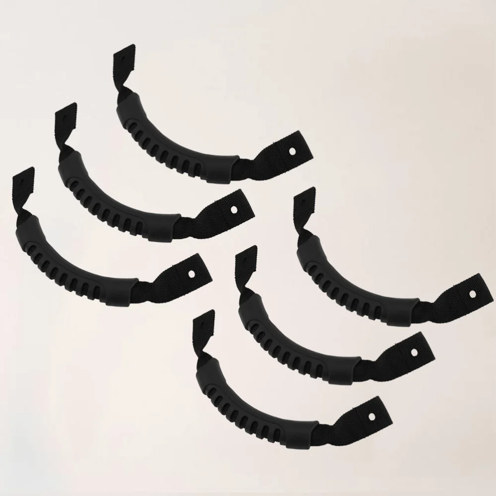 

6Pcs Kayak Carry Handles Canoe Boat Handle Replacement Accessory Kayak Handles Suitcase Handle Black