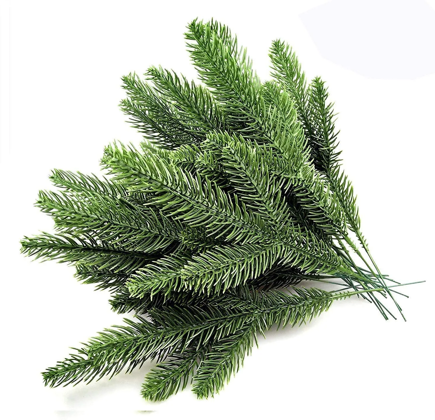 30 шт. Pi ne венка иглы имитации искусственные зеленые горшечные растения для дома и