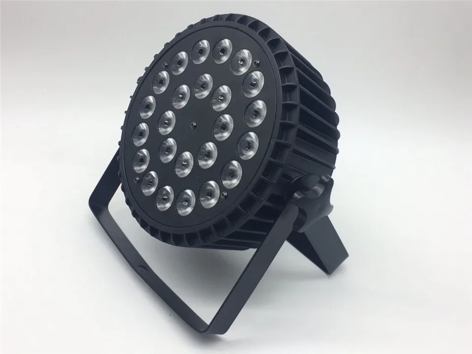 Dj светильник 24x18 Вт RGBWA UV 6в1 Par светодиодный Светодиодный светодиодный par светодиодный плоский par-прожектор светильник ing для вечерние KTV диско-светильник