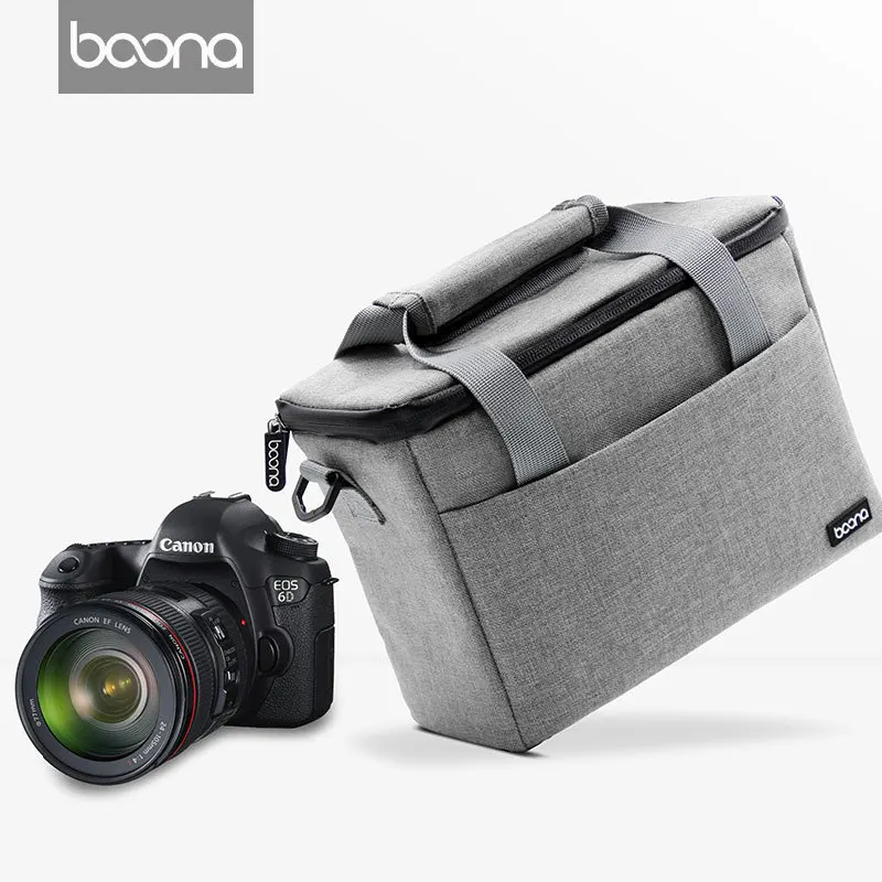 

BOONA Digital DSLR Camera Video Bag Carrying Shoulder Camera Bag Upgrade Waterproof multi-functional Padded for Photographer