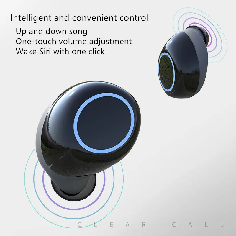 Earphone Wrist Binaural TWS Bluetooth 5.0 Headset Portable Wireless Sports Watch-type Storage Charger Warehouse IY415 | Электроника