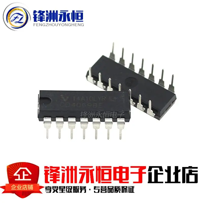 CD4069UBE DIP14 CD4069U DIP CD4069 DIP-14 CD4069BE новая и оригинальная ИС 10 шт. | Электронные компоненты