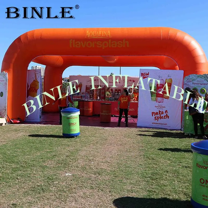 

10x7 метров большой рекламный надувной квадратный арочный тент надувной навес для события