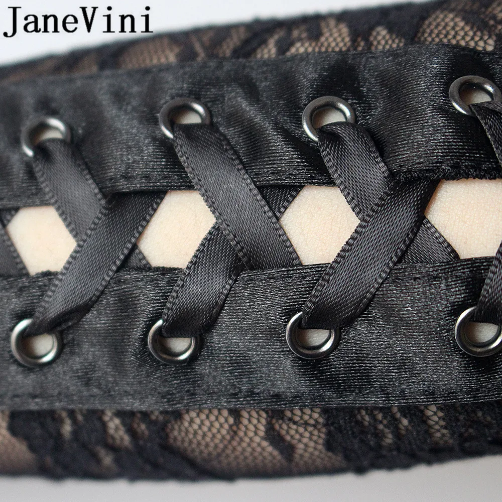 Черные женские длинные свадебные перчатки jaevini кружевные сексуальные вечерние