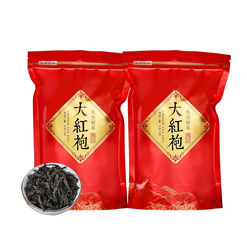 

2021 Китай Da Hong Pao Большой красный халат Oolong-чай Dahongpao Органическая зеленая еда-чайник