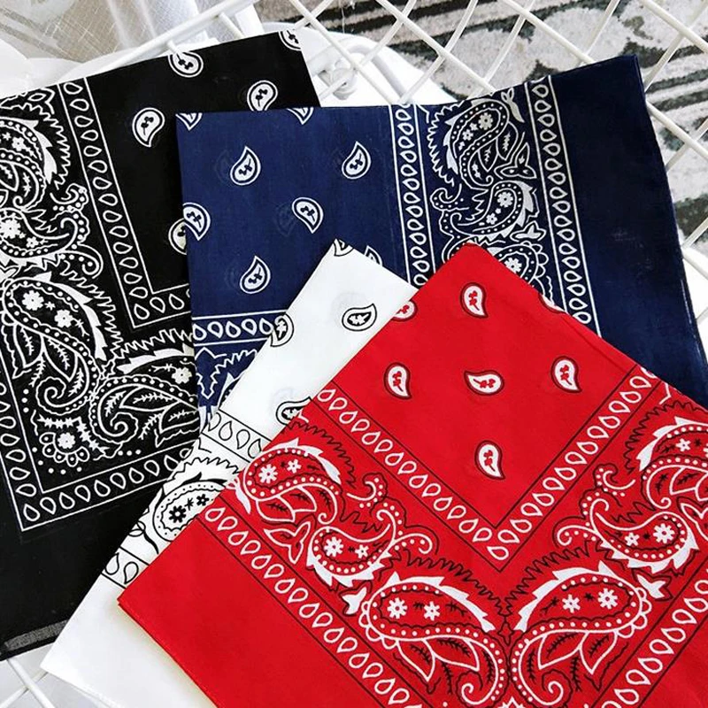 

Hip Hop Scarf Bandana Fashion Headwear Headband Neck Scarf Wrist Wraps Square Scarves Print Handkerchief