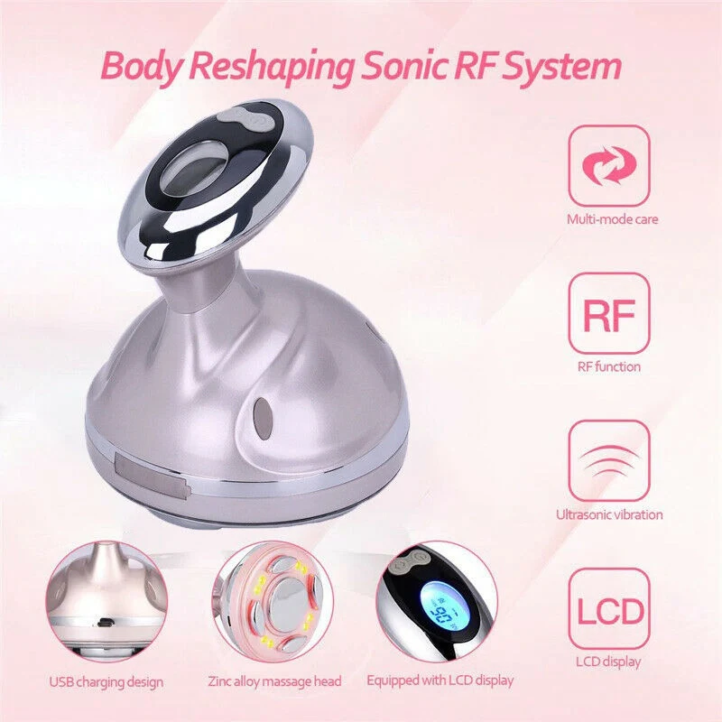Beste Rf Lichaam Afslanken Machine Anti Cellulite Ultrasound Led Massager Fat Brander Tool Lipo Ultrasone Massager Beauty Gemakkelijk Slanke