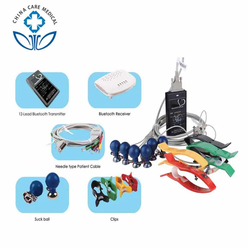 

Stress Test Resting Wireless Blue tooth ECG EKG monitor
