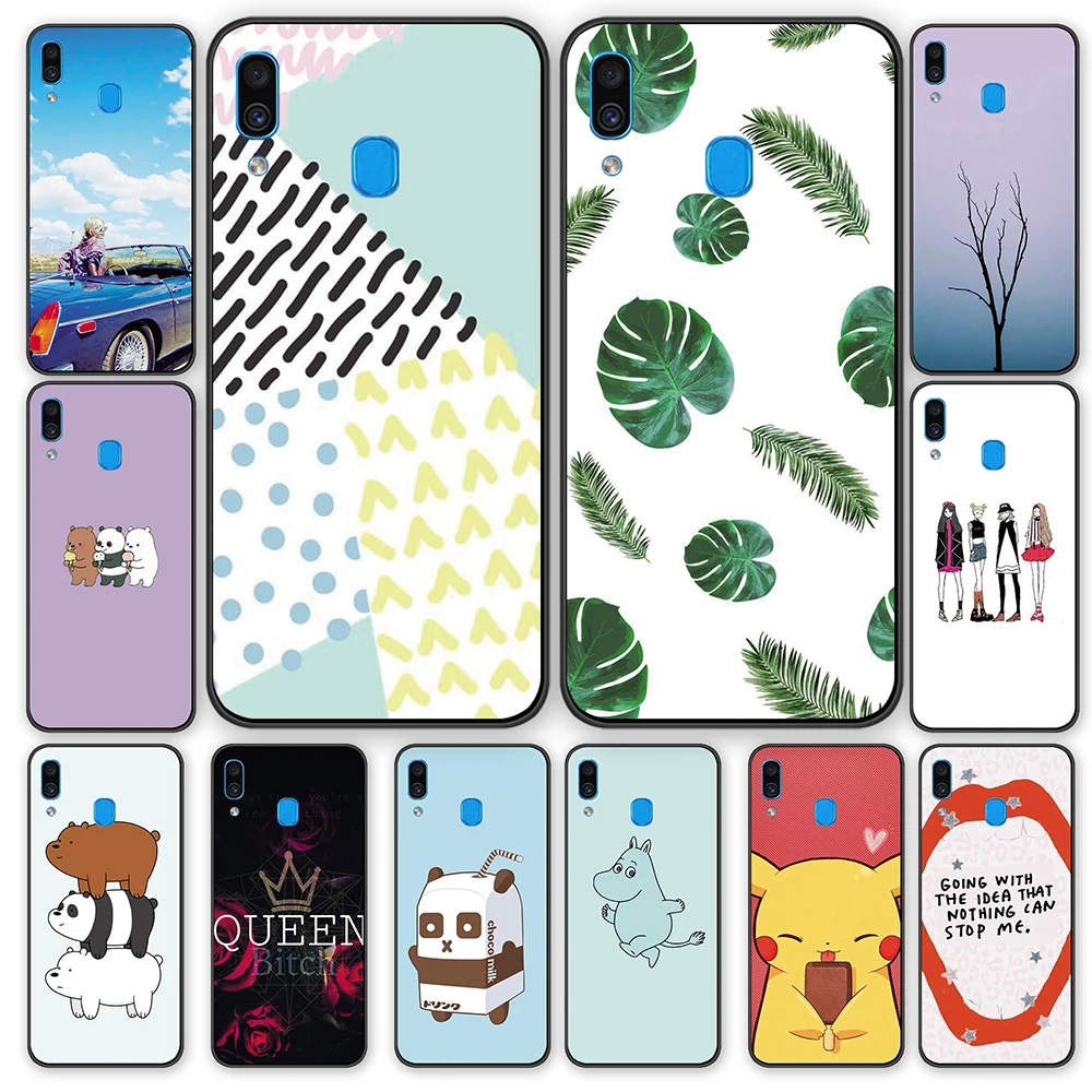 Забавный чехол с изображением животного Силиконовый ТПУ для телефона samsung A30
