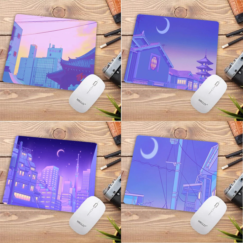 

Hot Pad Osaka Pop City Girly Customize Desk Pad Pink Anime Computer Accessories Small Mouse Pad 25x29cm Gadgets for Computer