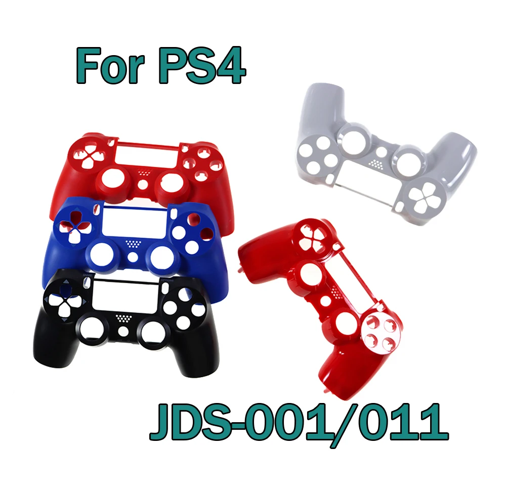 Фото 20 шт. для PS4 JDS 001 011 JDM 001, верхняя передняя панель корпуса, беспроводная, для PS4, хромированный пластиковый защитный чехол для передней панели №3
