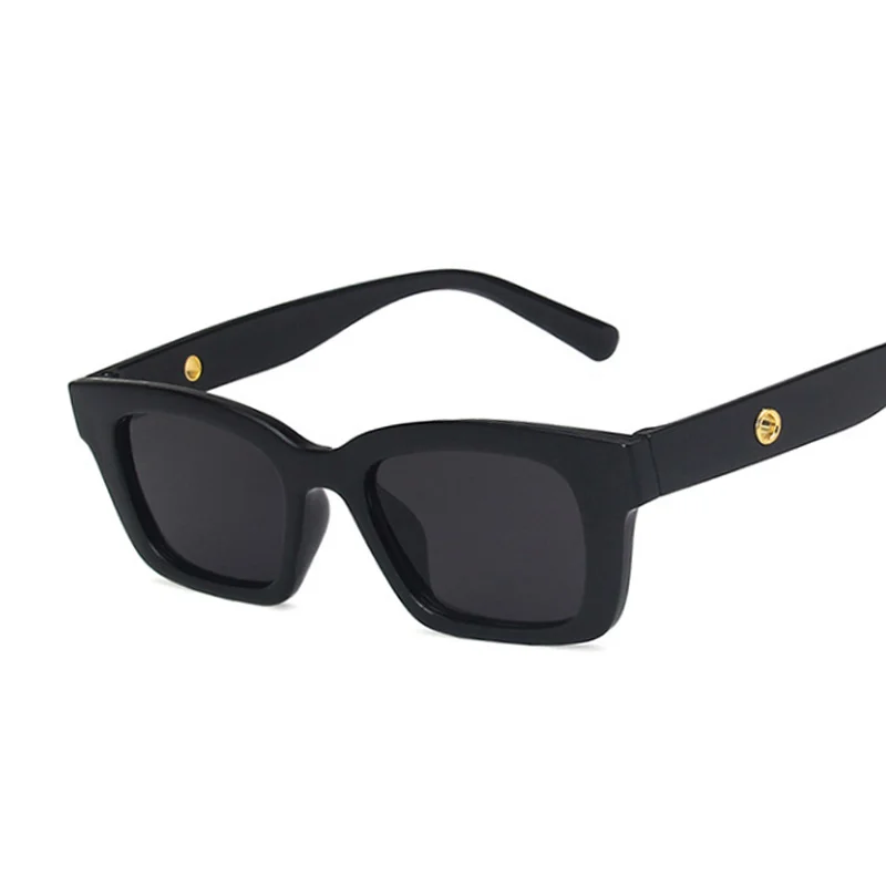 Очки солнцезащитные женские квадратные небольшие модные брендовые дизайнерские