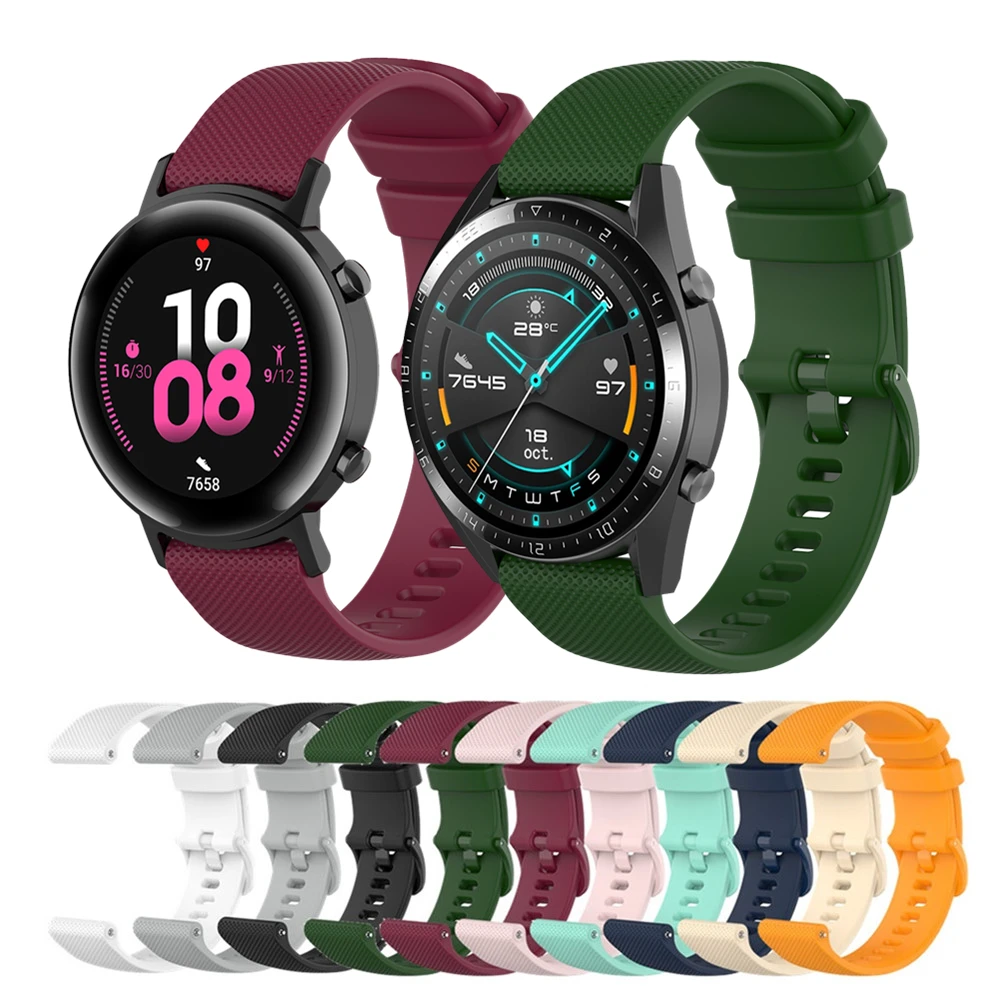 Ремешок для смарт часов Huawei Watch GT 2 42 мм 46 20/22 браслет Honor Magic Polar Vantage