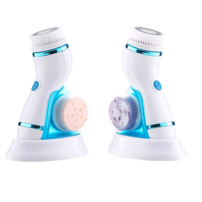

Recommend 4 In 1 Ultrasonic USB/Battery Electric Facial Cleansing Brush Massager Rechargeable Face Cleaning Device