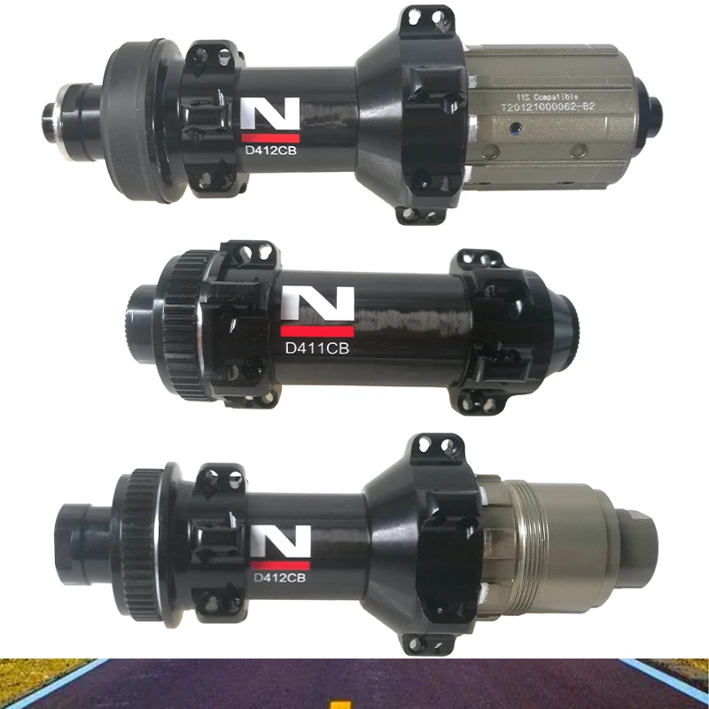 Novatec D411CB D412CB 24 Hole Hub Center Lock Front QR/12/15X100mm Rear QR/12X135mm/12X142mm Shiman/HG 8-11S XD 11 12S XDR 12S