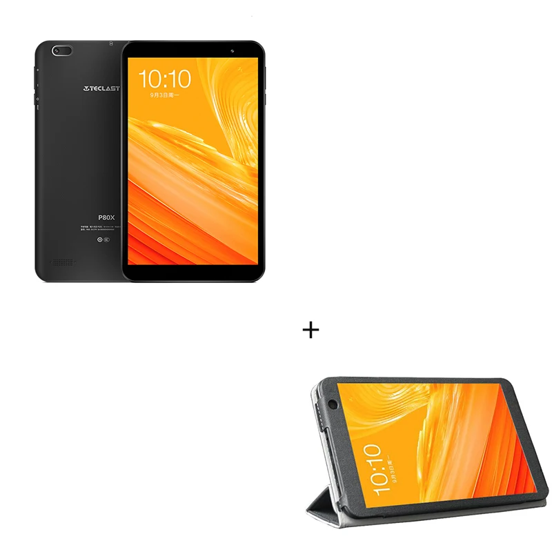 Teclast P80X 4 GTablet Android 9,0 SC9863A IMG GX6250 8 дюймов 1280x800 ips Восьмиядерный 1,6 ГГц 2 Гб ram 16 Гб rom планшет с двойной камерой - Комплект: ad case
